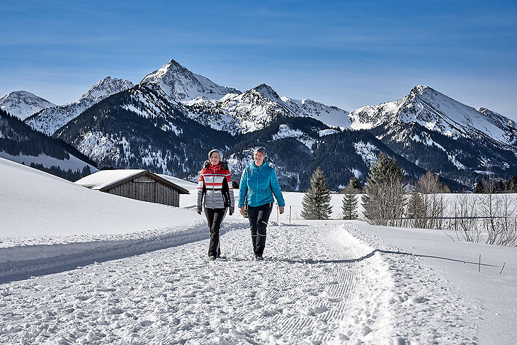 Winterstimmung abseits vom Trubel im idyllischen Tannheimer Tal (©Foto: Tannheimer Tal)